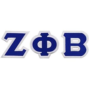 African American Sorority Sisterhood Finer Womanhood Embroidered Iron On Patches