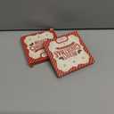 2 x KILYHOME Seahorse Christmas Ornament 2025 - Cute Beach Themed Animal Home Decoration, Funny Santa Ornament - Sea Horse Decor for Xmas Tree Hanging, Ideas for Seahorses Lovers