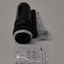 R&T A2422M 3-Inch Dual Flush Valve with Push Button Dual Flush Toilet Repair Kit Toilet Tank Parts Replacement for 2-piece Toilet (3-Inch Drain Outlet)