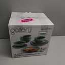 Tabletops Gallery 12 Piece Madison Dinnerware Set Plates Bowls for Indoor Outdoor Use, Service for 4