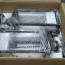 24" Extra Large Outdoor Wall Light Fixture 2-Pack, Black 3-Light Modern Porch Lantern, Waterproof Exterior Lighting Sconce Wall Mount, Outside Lamp for House Garage Patio E12 Base (2 PK No Sensor)