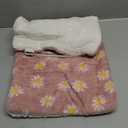 GOQOTOMO Flower Heating Pad for Back Pain Relief- 12" x 24"12 Heat Levels, 8 Timers Stay on, Machine Washable -F1224 (Pink)