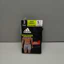 adidas Men's Microfiber Boxer Briefs Underwear (Multipack) Athletic Stretch-Fit (Black/Collegiate Royal Blue/Scarlet Redperformance), Black 