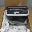 Bonsaii Paper Shredder for Home Use, 3.4 Gal Wastebasket, 6 Sheet Crosscut Paper Credit Cards, Staples, and Clips Shredder for Home Office Use, Portable Handle Design (C237-B New Version)