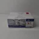 Ceiling Fans with Lights, 42 Inch Low Profile Ceiling Fan with Light and Remote Control, Flush Mount, DC Reversible Motor, Noiseless, Black 6 Speeds Ceiling Fan for Bedroom (42 inch, Black)