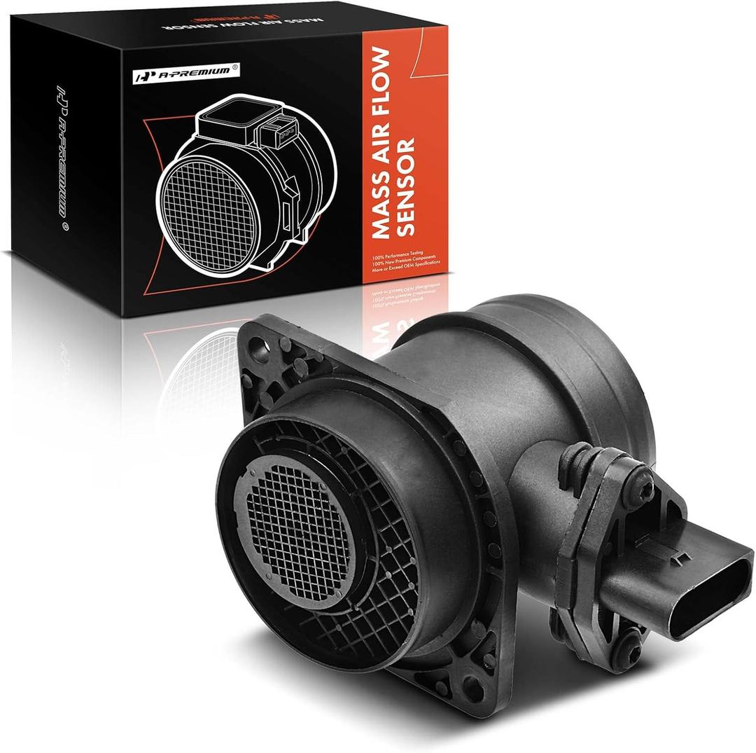 A-Premium Mass Air Flow Sensor Meter [5-Pins] Compatible with Volkswagen Jetta 1999-2004, Golf 1999-2004, Beetle 1998-2004, L4 1.9L 2.8L, Replace for# 038906461C