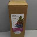 Brizled Smart Mini Christmas Tree, 22.8in DIY Smart-Lit Tabletop Tree with 75 LED RGB Lights, App/Voice Control 159+ Scenes Mini Xmas Tree USB C Music Small Tree Work with PD Power for Fireplace Desk (2FT, Green)