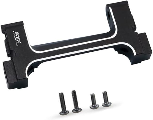 KYX Racing CNC Machined Aluminum Rear Bumper Mount Upgrades Parts Accessories for 1/18 RC Crawler Car Traxxas TRX4M