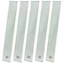 Myard Laminated + Tempered Clear Glass Balusters, Length 32'', 5-Pack