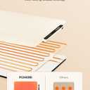 FOHERE Food Warming Mat, Fast Heating Electric Warming Tray with 3 Level Temperature, Roll-up Food-Grade Silicone Heating Pad, 3H Auto Shut-Off, Portable Food Warmer for Parties Buffet Home, White