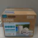 INTEX C2500 Krystal Clear Cartridge Filter Pump for Above Ground Pools: 2500 GPH Pump Flow Rate Improved Circulation and Filtration Easy Installation Improved Water Clarity Easy-to-Clean