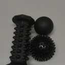 Plantar Fasciitis Relief,Foot Roller Massager,Massage Lacrosse Ball,Spiky Ball Therapy Set for Relieve Plantar Fasciitis,Foot Arch and Heel Pain,Neuropathy Pain Relief Feet,Deep Tissue Muscle Massage (Black Combination)