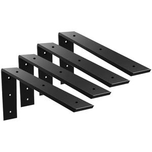 Amazon.com: WINKER Countertop Support Bracket 4 Pack Heavy Duty 3/8" Thick Hidden L Shelf Bracket 18" x 8" x 2.5" Metal Corbels for Quartz/Granite/Wood/Concrete/Laminate Countertops, Black : Tools & Home Improvement