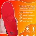 Metatarsalgia Insoles for Ball of Foot Pain,Morton's Neuroma,Arch Supports Insoles,Orthotic Insoles,Men Women Shoe Insert for Metatarsal,Foot Pain Relief, Size: C(Men's 6-6.5 / Women's 7.5-8)--260mm