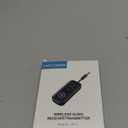 Premium Pro Bluetooth 5.4 Transmitter Receiver,Airplane Audio Adapter,Wireless Transmitter for TV/Travel Flight,Airline,Gym.Compatible with 2 AirPods/Headphones,Bluetooth Receiver for Car/Home Stereo (Black)