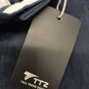 TTZ Men’s Tall Chino Pants 34"/36"/38" Inseam 100% Cotton Casual Work Pantsfor Tall Men Navy, 30W x 36L