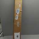 No Drill Blackout Cellular Shades,White,46.5" W x 48" H