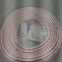 White Rubber Weather Stripping Door Seal Strip, D Shape Door Weather Seal Strip, Self-Adhesive Soundproofing Frame Insulation Tape for Doors Frame/Window Seal,Blocks Cold Drafts Noise