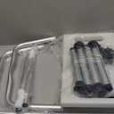 PELEGON Shower Chair for Inside Shower (350 lb) - Adjustable Height, Padded Seat, Shower Chair for Elderly and Disabled - Shower Chair for Adults, Tub Chairs for Bathtubs - Dark Blue