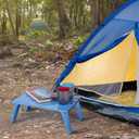 Old Bahama Bay Ultralight Aluminum Mini Table, 66lbs/30kg Weight Capacity, Foldable Small Beach Table with Retractable Legs, Suitable for Picnic Camping Outdoor Hiking