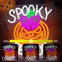 Halloween Neon Sign Pumpkin Neon Sign Dimmable Halloween Led Sign Halloween Neon Light for Wall Decor Pumpkin Neon Light Up Sign for Bedroom Game Room Man Cave Halloween Decor