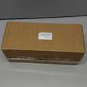 Clear Acrylic Qtip Holder for Clean Skin Club Clean Pads Clean with Flip-Top Lid 2-Grid Canister Cotton Pad and Swab Dispenser Cotton Round Organizer for Bathroom Vanity Countertop