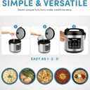 Aroma Housewares 20 Cup Cooked (10 cup uncooked) Digital Rice Cooker, Slow Cooker, Food Steamer, SS Exterior (ARC-150SB),Black