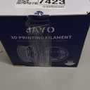 JAYO TPU Filament 1.75mm Clear 1KG, Flexible 3D Printer Filament with Shore Hardness 95A, Strong Elasticity, Abrasion Resistance, Low Warping, Compatible with Most FDM 3D Printers