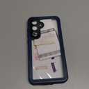 Lanhiem for Samsung Galaxy S25 FE Case, IP68 Waterproof Dustproof with Built-in Screen Protector, Heavy Duty Full Body Protective Phone Case for Galaxy S25FE 5G 6.7 Inch, Navy Blue