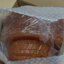 U-QE 60PCS Pink Plates for Party - Pink Plastic Plates Disposable Heavy Duty - Clear Pink Plastic Plates for Mother's Day Including 30 Plastic Dinner Plates 10" & 30 Plastic Dessert Plates 7"