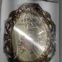 JANDERART Vintage Oval Picture Frame 6x8 Inch, Antique Ornate Photo Frames with Glass Front, Scroll Design, Tabletop & Wall Hanging, Photo Display, Gift Ideas, Gold