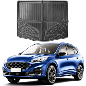 Cargo with Backrest Mat Compatible with 2020 2021 2022 2023 2024 Ford Escape