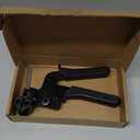 QWORK Cable Tie, Stainless Steel Zip Tie Tightener Wrap Tool, Self-locking Metal Zip Ties Tool, Cable Tie Fasten and Cut for Nylon Plastic Steel Cable Ties