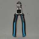 DURATECH 4-in-1 Diagonal Cutting Pliers, 8" Multifunction Heavy Duty Side-Cutting Pliers with Wire Stripper, Wire Cutters with Ergonomic Handle for Electricians and Homes