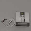 Wired Headphones With Microphone, 3.5mm In Ear With In Line Controller, White