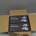 Lanwandeng (2 Sets) All Keyed Same Entry Knobs&Single Cylinder Deadbolt for Exterior Front Doors, Matte Black Finish Entry Door Lock with Same Keys