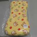 Soft Toddler Pillow for Sleeping (14.5'' x 8.4'') with Removable Cover  Ideal for Travel & Nursery, Cuddly Bear Design  Perfect for Ages 1-2 Years