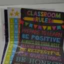 Hadley Designs 16 Educational Posters for Classroom & Kindergarten, Kindergarten Classroom Must Haves, Laminated PreK Learning Chart Materials US & World Map, ABC Alphabet, Shapes, Days of the Week