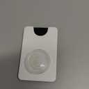 PopSockets Phone Wallet for MagSafe, Phone Card Holder with Grip, White - White Clear