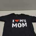 I love my mom Funny Mothers Day Gifts For Mom Mommy Mama T-Shirt, ( kids, small)