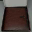 Photo Album 4x6 200 Photos, Genuine Leather Photo Albums with Writing Space with 30 Writing Paper, Travel Family Wedding Kids Graduation Ultrasound Baby Picture Album Scrapbook Photo Album (Simple)