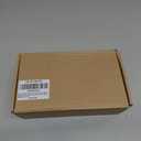 Cielsa Dawn Glass Door Knobs Interior with Lock, Satin Nickel Door Handles, Crystal Door Knobs with Lock(Satin Nickel, Privacy)