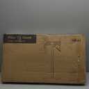 WALI Rolling TV Stand with Power Outlet, Mobile Tall TV Stand Mount on Wheels for 32-75 inch TV up to 110 lbs, Swivel Height Adjustable TV Cart with Wood Base for Bedroom(TVDVD-7PR), Black