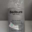 Bedsure GentleSoft Sherpa Fleece Throw Blanket for Couch, Non-Heated, Thick & Warm Cozy Blanket for Winter, Soft Fuzzy Plush Throw Gifts for Women and Men, Grey, 50x60 Inches