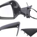 GELUOXI Left Driver Side Exterior View Mirror Black 13pins Replacement for Tesla Model Y 2020-2024 Heated/Power Fold/with Memory