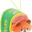 Anirollz Stuffed Animal Plush Keychain - Official SPAM Musubi Plush Toy |Soft, Squishy, Warm, Cute, Comfort, Safe| Pillow with Fox - Birthday Deco Graduation Gift 4" Foxiroll