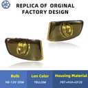 SAE J583 Fog Lights for 2007-2013 BMW E92/E93 3 Series Coupe & Convertible - Direct Fit 328i/328xi/335i/335is/335xi with Sport Bumpers (Yellow)