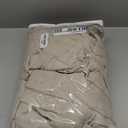 Pinch Pleated Linen Curtains 120 Inches Long 2 Panels for Living Room Bedroom Light Filtering Curtain Memory Shape Trained Pinch Pleat Thick Linen Drapes Back Tab with Hooks Clip Rings Taupe