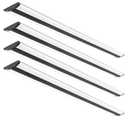 FAITHSAIL 8FT LED Shop Light, 110W LED Wraparound Ultra Slim Strip Lights, 12600 Lumens, 5000k Garage Lighting, 8 Foot Strip Light for Office, Workshop, Fluorescent Version Replacement, 4 Pack