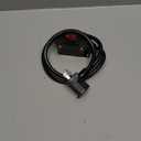 Inline Cord Switch with 3.3FT 14AWG Cable Piggyback Plug(3-Pronged), IP67 Waterproof Extension Cord with On/Off, AC/DC 20A-125V Inline Power Switch with Red LED Rocker Button